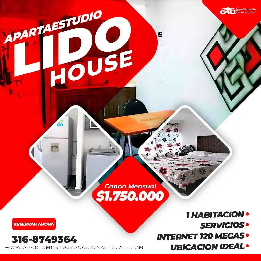 El Lido Apartamento Sur Amoblado para arriendo