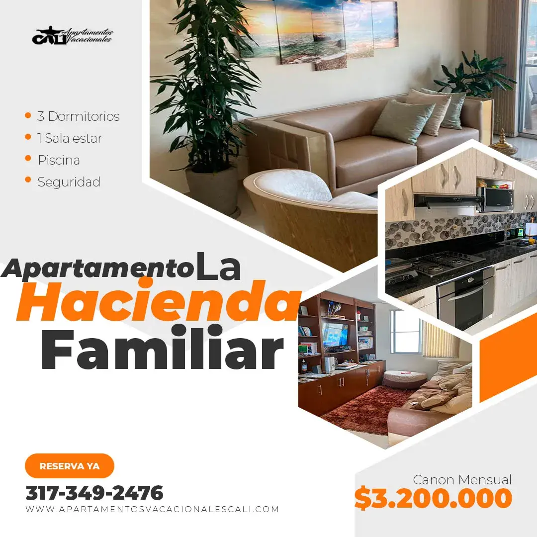 La Hacienda apartamento Sur Amoblado para arriendo